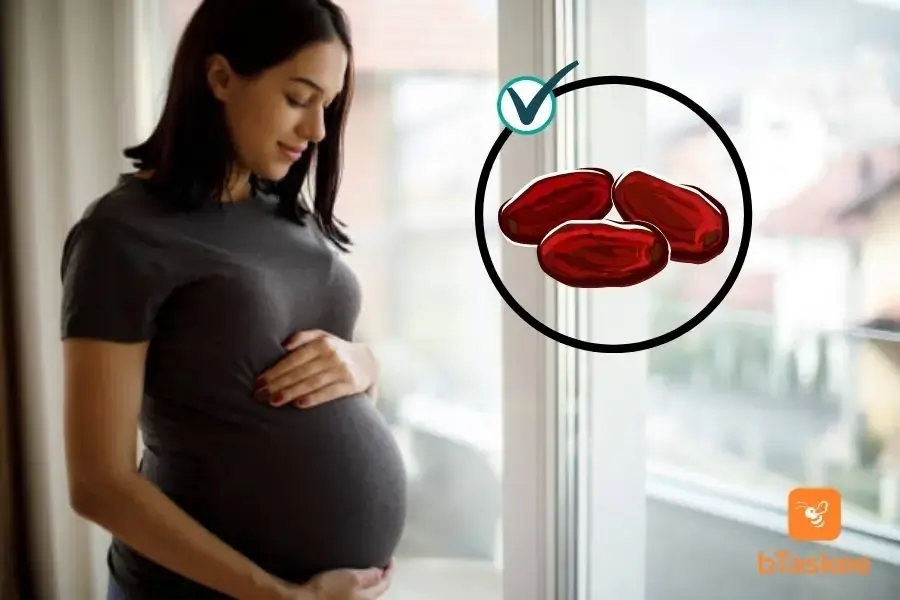 Quả chà là thúc đẩy và giảm bớt quá trình chuyển dạ muộn ở phụ nữ mang thai.