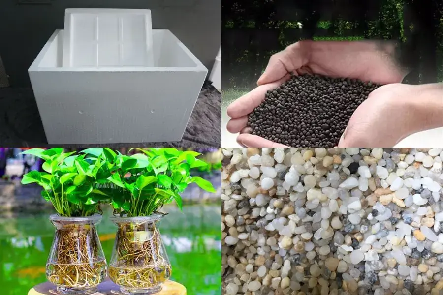 Chuẩn bị các vật liệu cần thiết để làm hồ thủy sinh