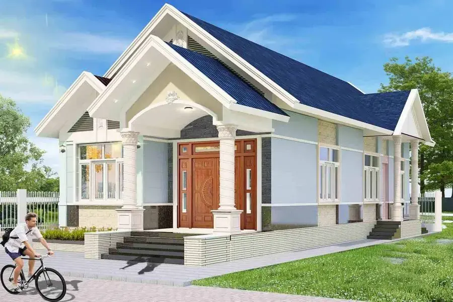Khoác màu áo mới cho căn nhà cấp 4 cũ