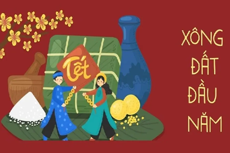 Tục xông hay xông nhà đất được người Việt rất coi trọng trong mỗi dịp Tết Nguyên Đán.