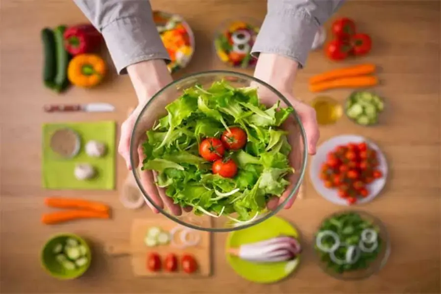 Mẫu thực đơn eat clean ngày 5 cho người giảm cân.