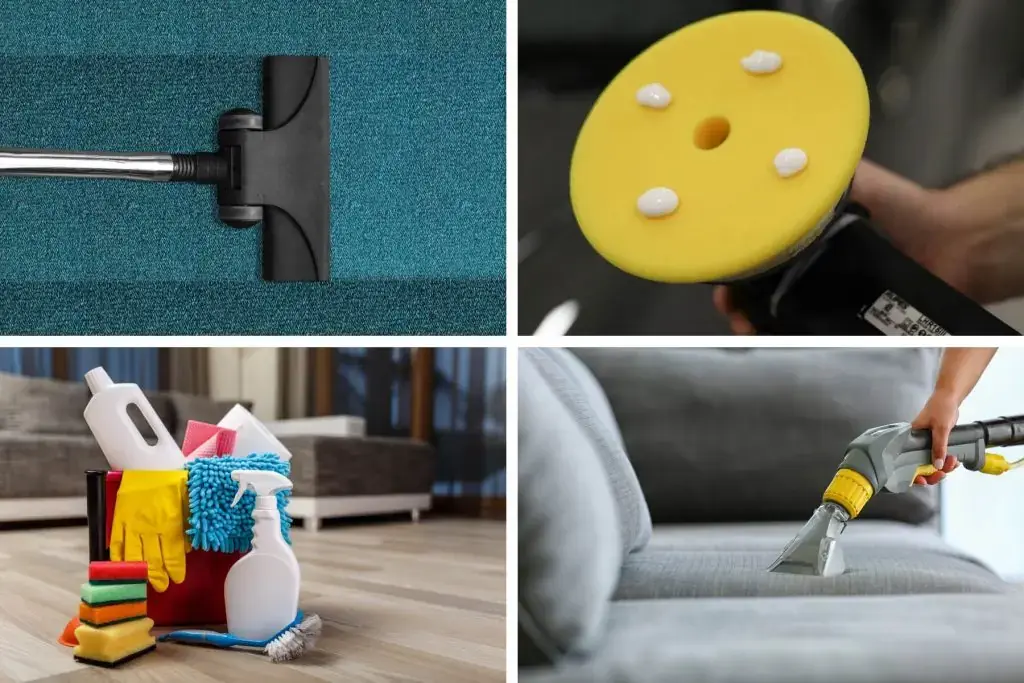 Trang thiết bị hiện đại và chuyên nghiệp để giặt sofa tại nhà.