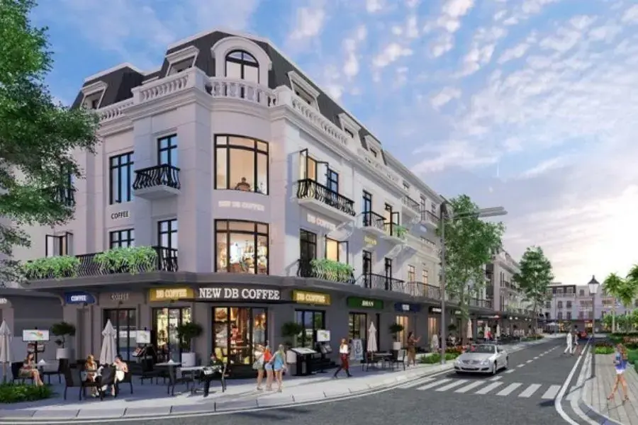 Căn hộ Shophouse thường được xây dựng tại các khu vực trung tâm 