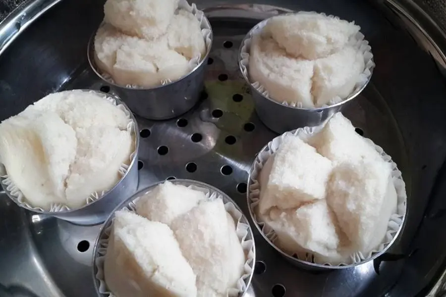 Cách hấp bánh bò