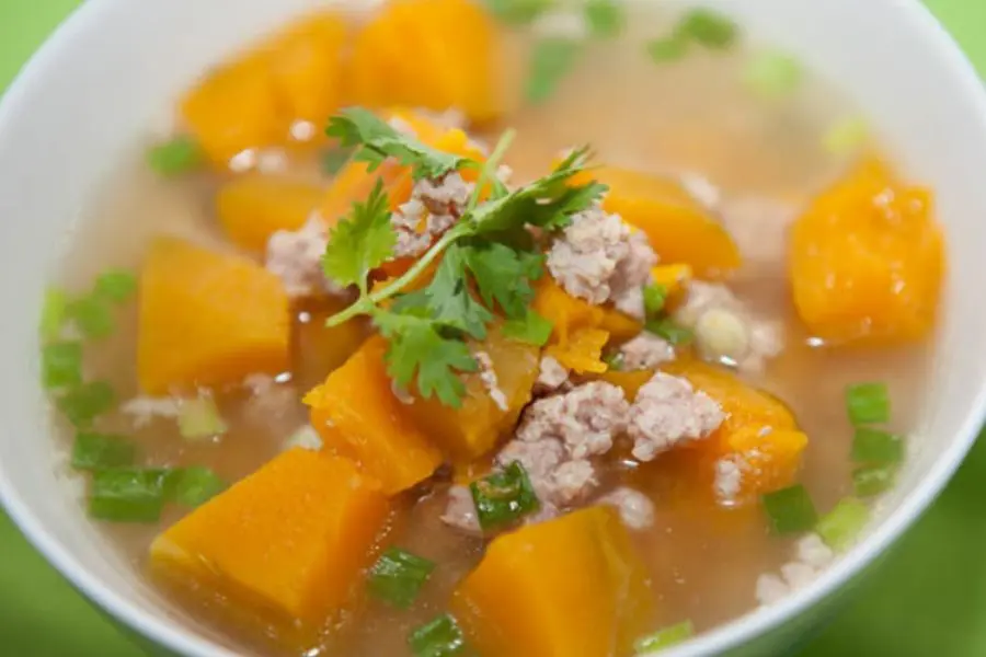 Canh bí đỏ - Món canh vừa ngon vừa có nhiều chất dinh dưỡng