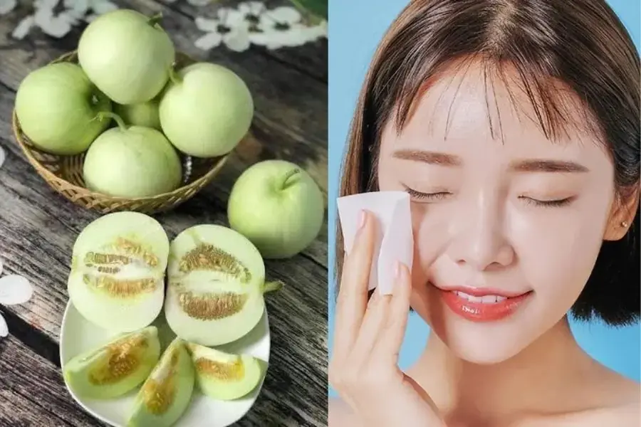 Muốn duy trì một làn da mịn màng, không nếp nhăn thì đừng bỏ qua dưa lê.