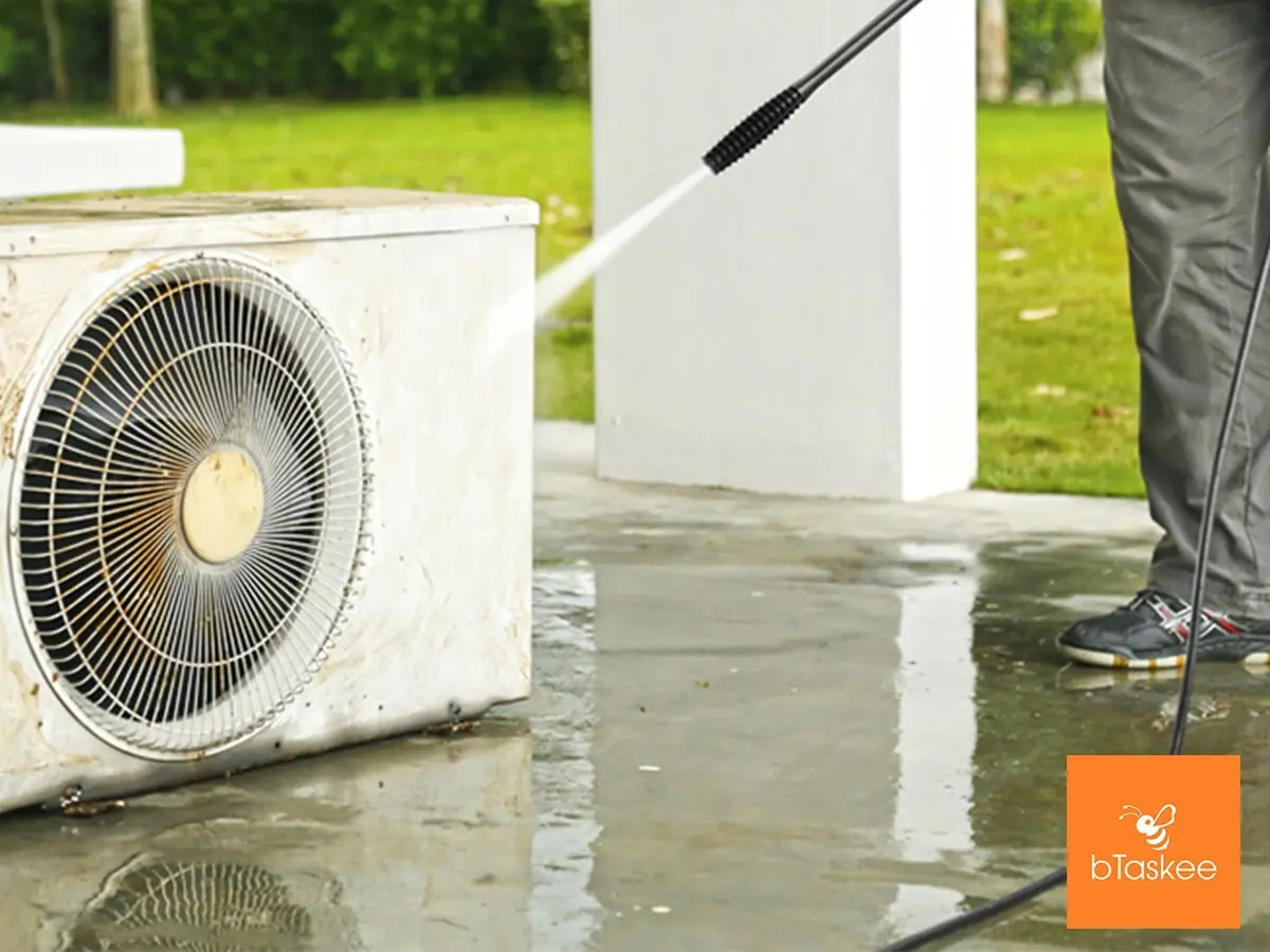 vệ sinh cục nóng máy lạnh