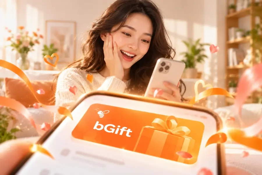 bGift giúp bạn trao món quà thảnh thơi để nàng tự chọn dịch vụ yêu thích và thời điểm tận hưởng.