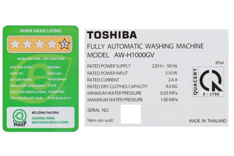 Cách nhận biết tên và thương hiệu máy lạnh gia đình bạn bằng tem năng lượng