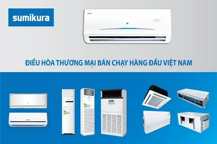 Thương hiệu này rất đa dạng các sản phẩm máy lạnh (nguồn: maylanhlongphat)