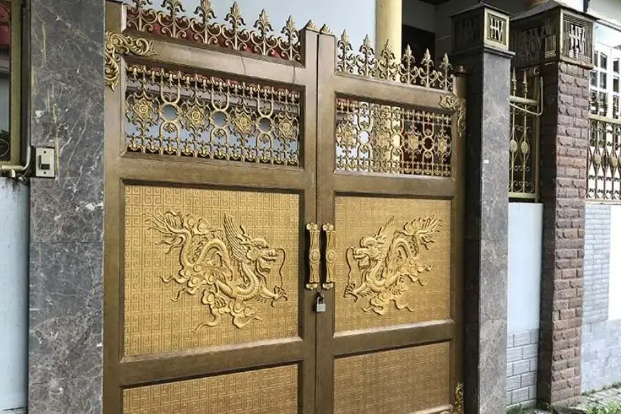 Mẫu cổng với cách thiết kế hiện đại