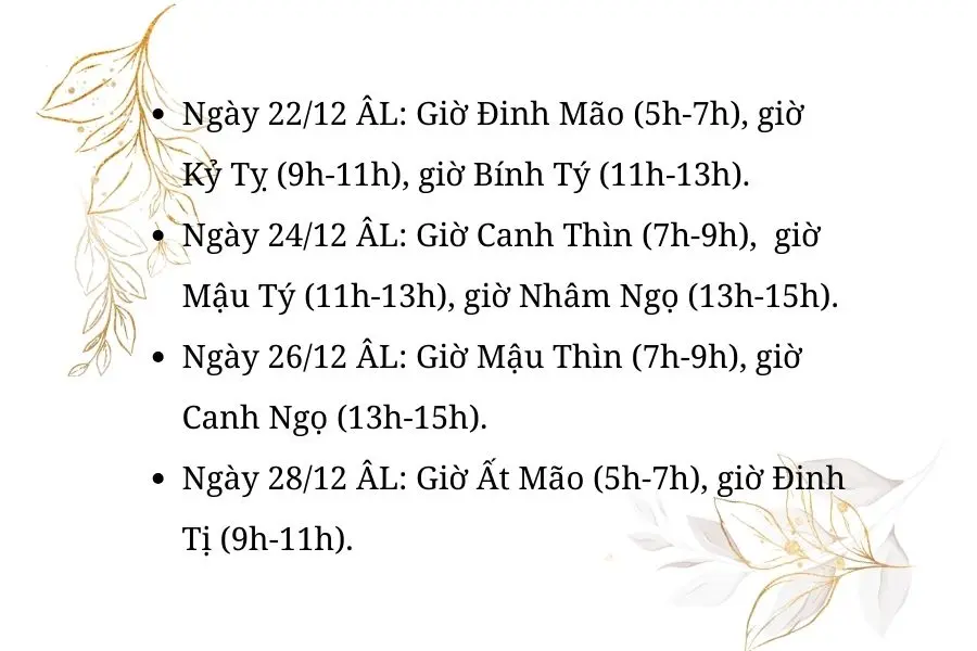 Ngày giờ tốt để đi chạp mả năm 2024.