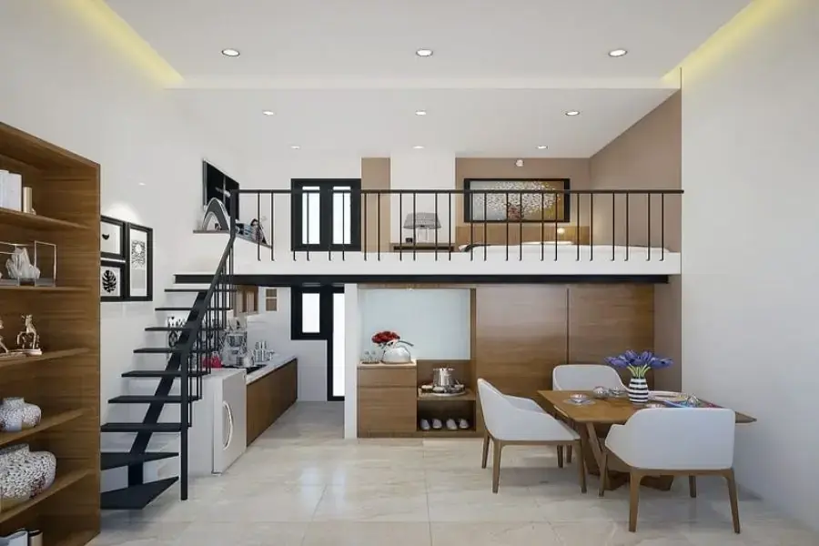 Căn hộ dịch vụ được trang bị đầy đủ đồ dùng cơ bản