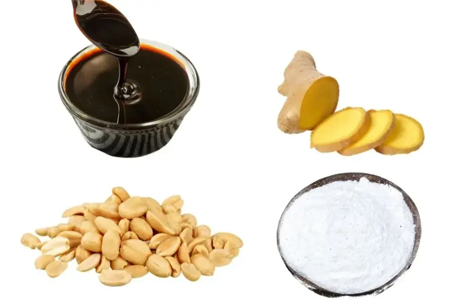 Nguyên liệu làm món chè lam truyền thống