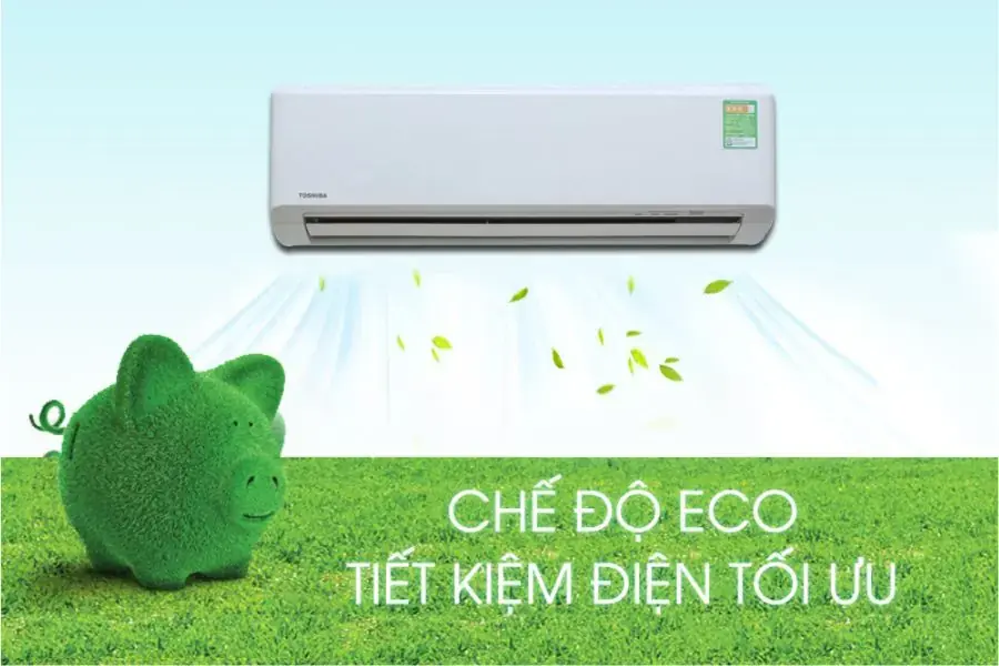 Máy lạnh Toshiba có thể tiết kiệm điện năng hơn một số loại máy lạnh thông thường