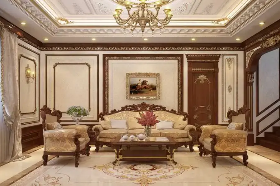 Phong cách thiết kế tân cổ điển được biến thể từ phong cách cổ điển