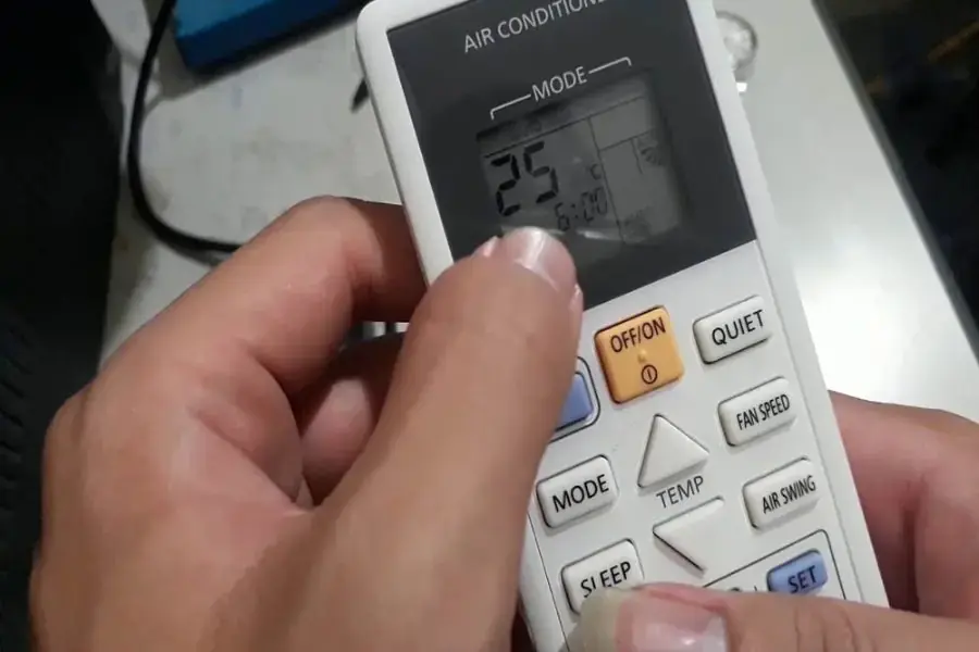 Cách hẹn giờ bật máy lạnh Panasonic