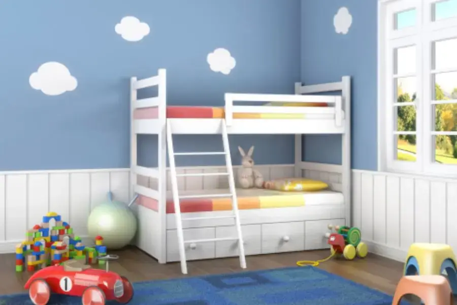 Giường tầng cho trẻ phải đảm bảo sự an toàn