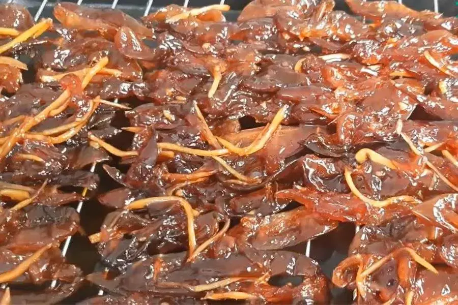 Sấy khô mứt khế.