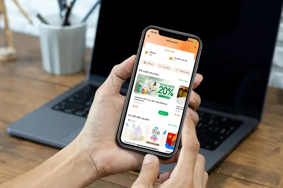 Chương trình bRewards luôn đề xuất cho bạn những voucher hấp dẫn.