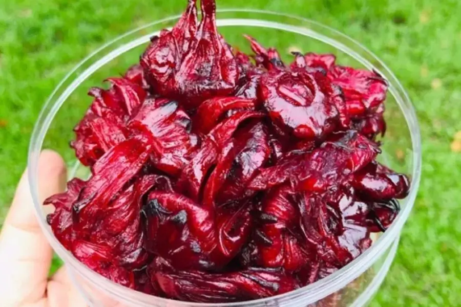 Mứt atiso sau khi chế biến.