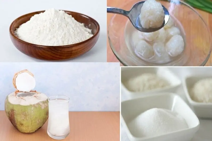Nguyên liệu trong cách làm bánh bò