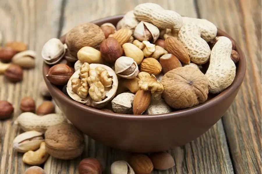 Ăn thuần chay không thể thiếu các loại quả hạch.