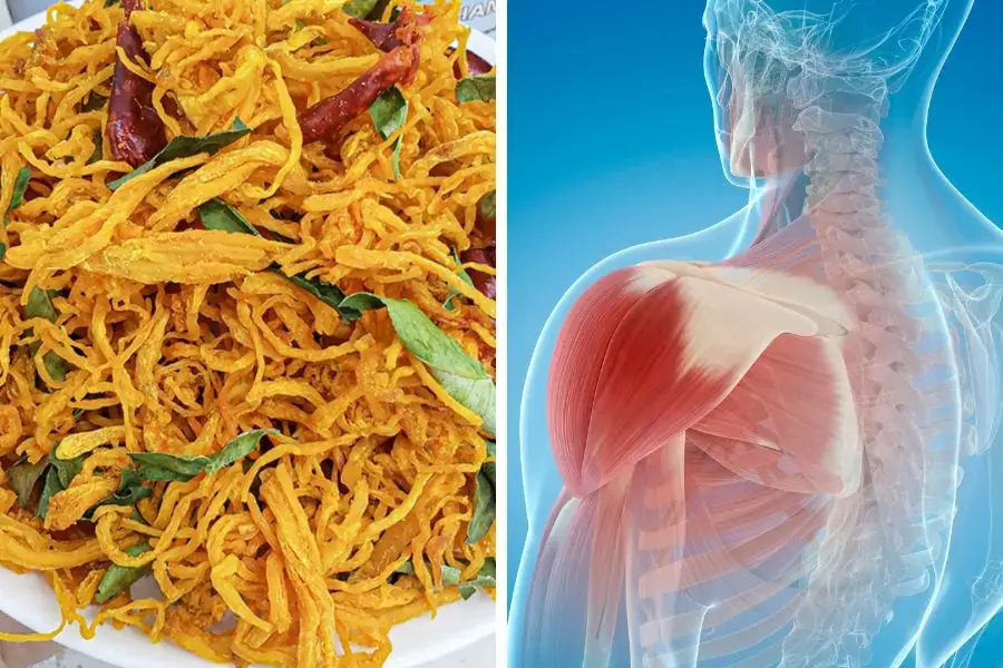 Khô gà chứa nhiều protein giúp cơ bắp chắc khỏe hơn.