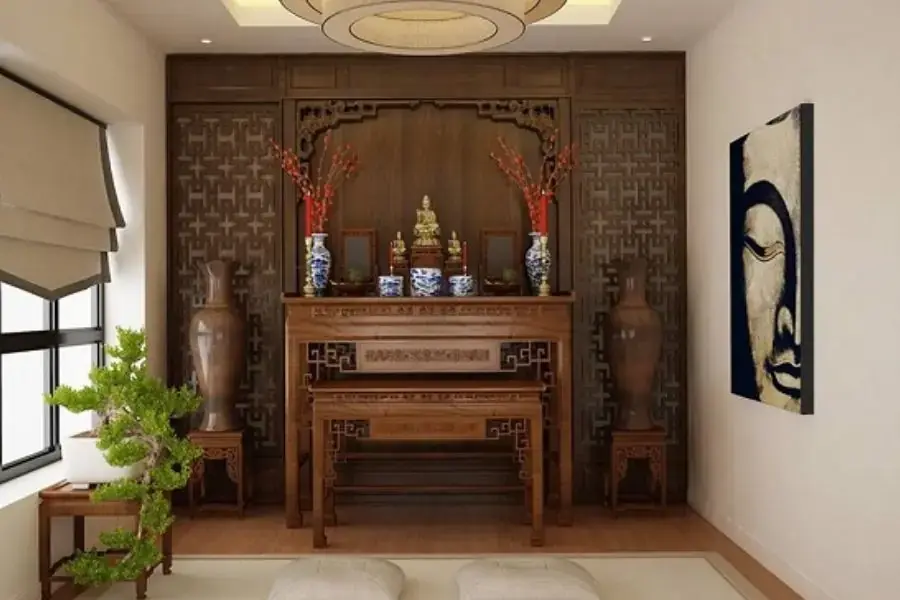 Chọn kích thước bàn thờ chuẩn phong thủy mang đến tài lộc