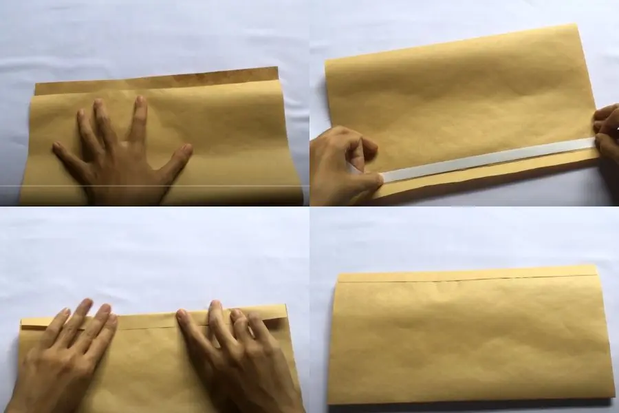 Chuẩn bị khổ giấy xi măng có kích thước phù hợp với nhu cầu của bạn.