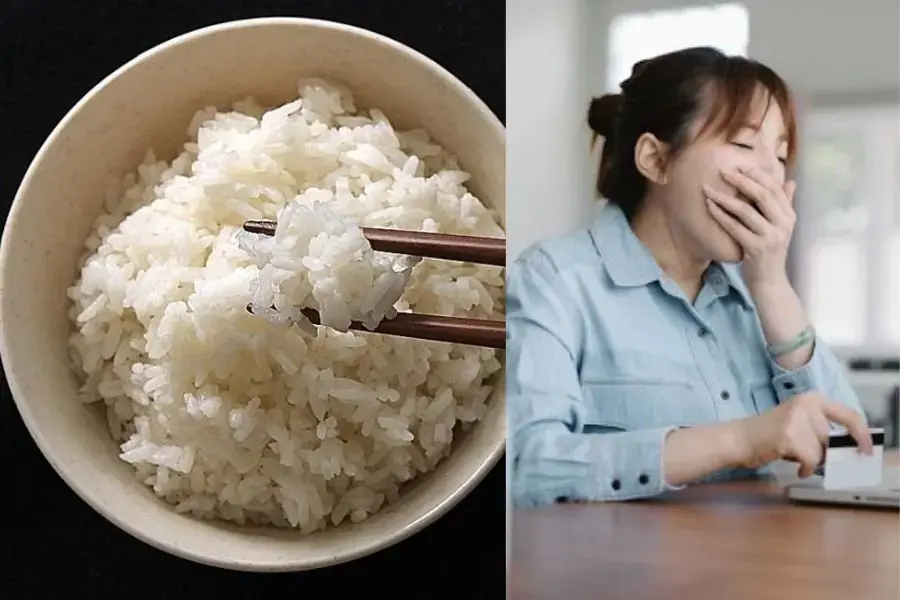 Ăn cơm quá nhiều sẽ gây mệt mỏi và buồn ngủ