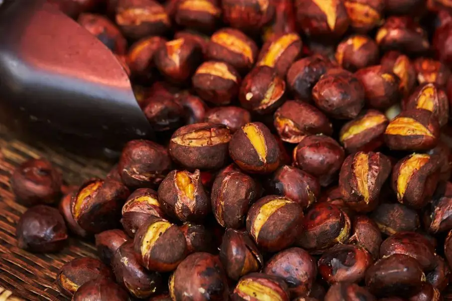 Cách rang hạt dẻ ngon