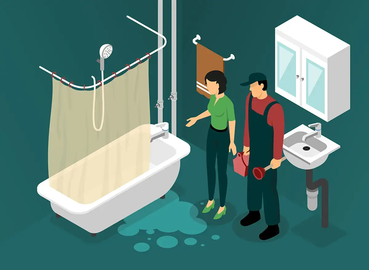 Thường cống bị nghẹt do tóc lâu ngày chưa được dọn dẹp
