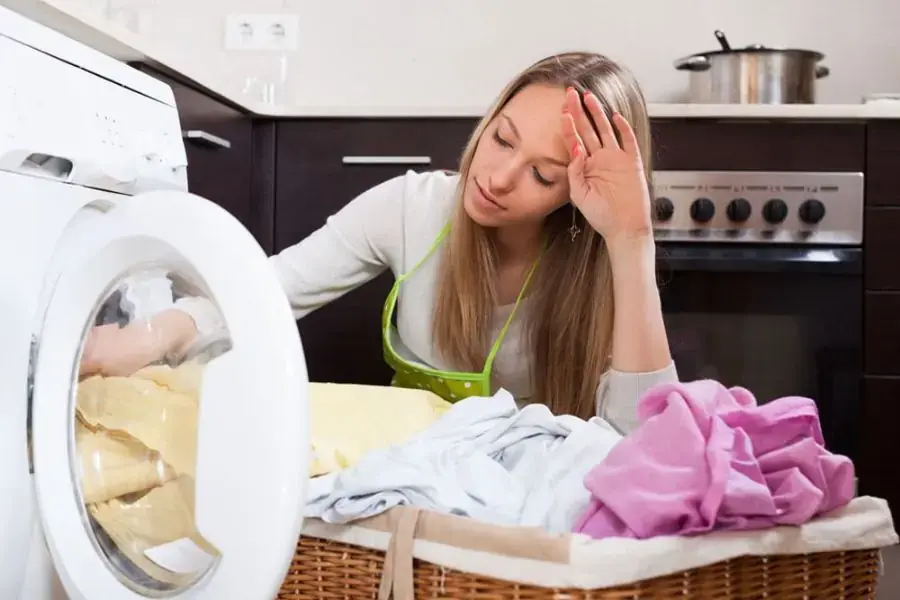 Đừng để máy giặt bị quá tải.