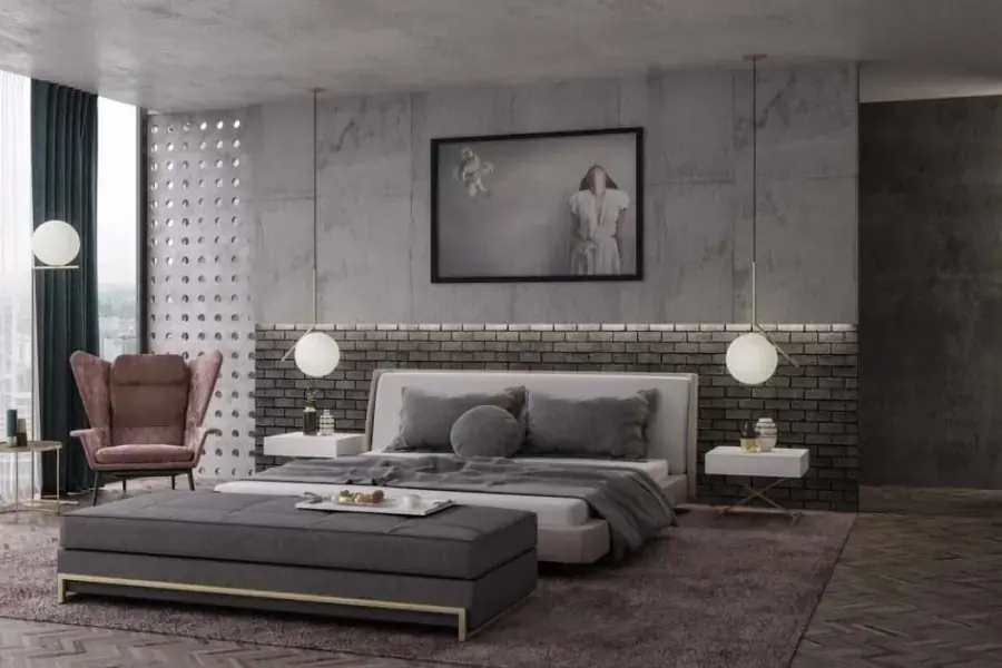 Bố trí phòng ngủ nhỏ từ 9m2 đến 12m2 có thể tự do lựa chọn phong cách