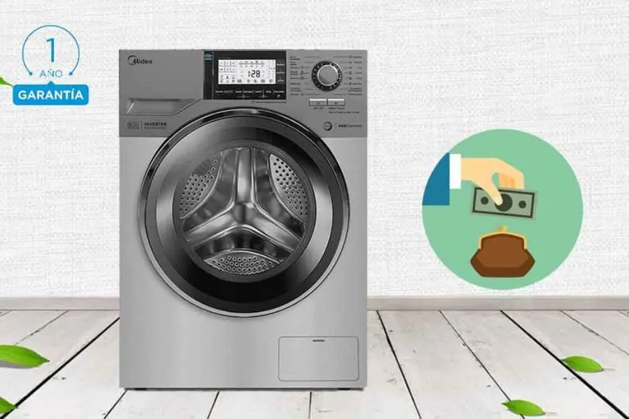 Máy giặt Midea có thiết kế đẹp mắt và mẫu mã đa dạng.