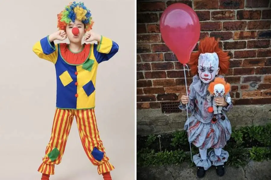 “Chú hề ma quái” có lẽ là trang phục hóa trang Halloween cầu kỳ và tỉ mỉ nhất.