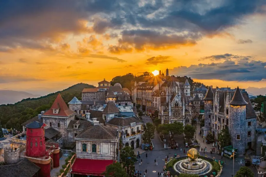 Bà Nà Hills là địa điểm lý tưởng để nghỉ dưỡng.