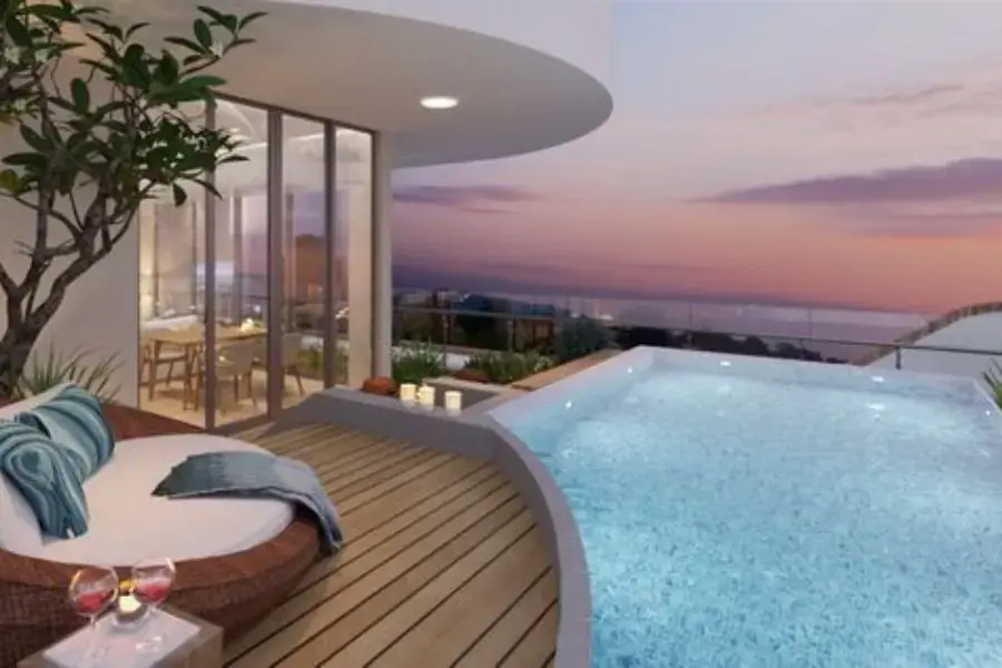 Tích hợp nhiều tiện ích như hồ bơi, nhà hàng,... trong căn hộ Condotel