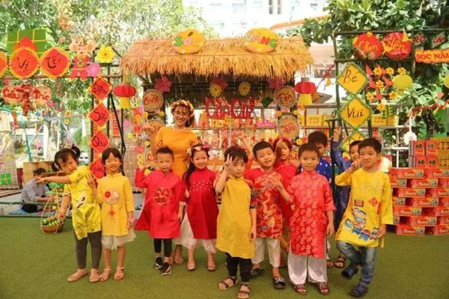 Hội chợ xuân mầm non giúp hình thành và rèn luyện kỹ năng cho trẻ.