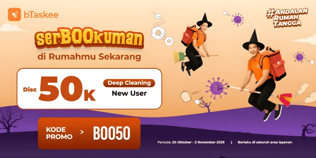 Promo Halloween Deep Cleaning – New User