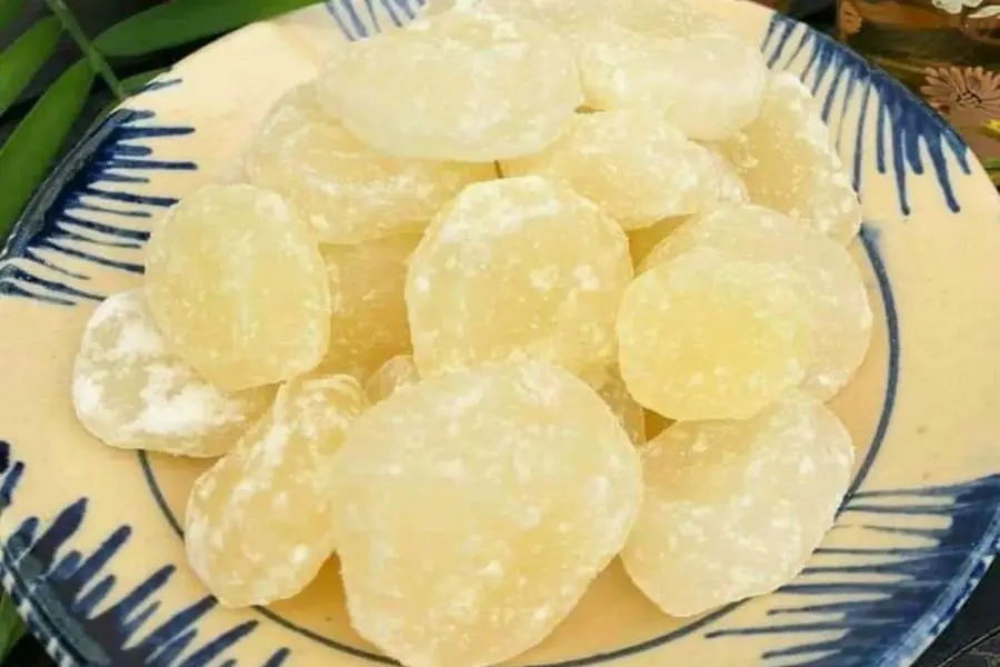 Mứt củ năng lạ miệng.
