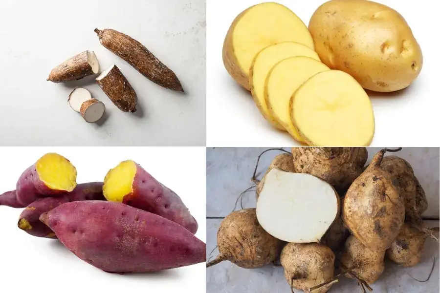 100g sắn cung cấp cho cơ thể 57 calo