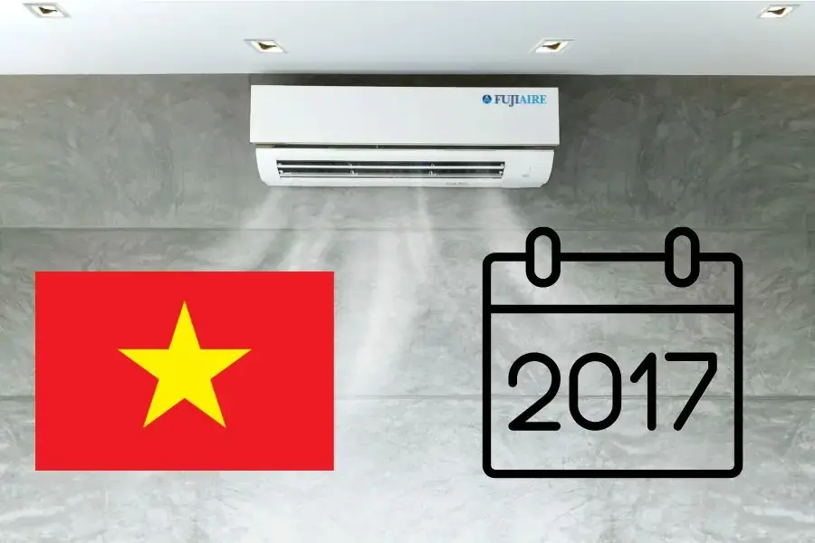 Năm 2017, Fujiaire gia nhập vào Việt Nam