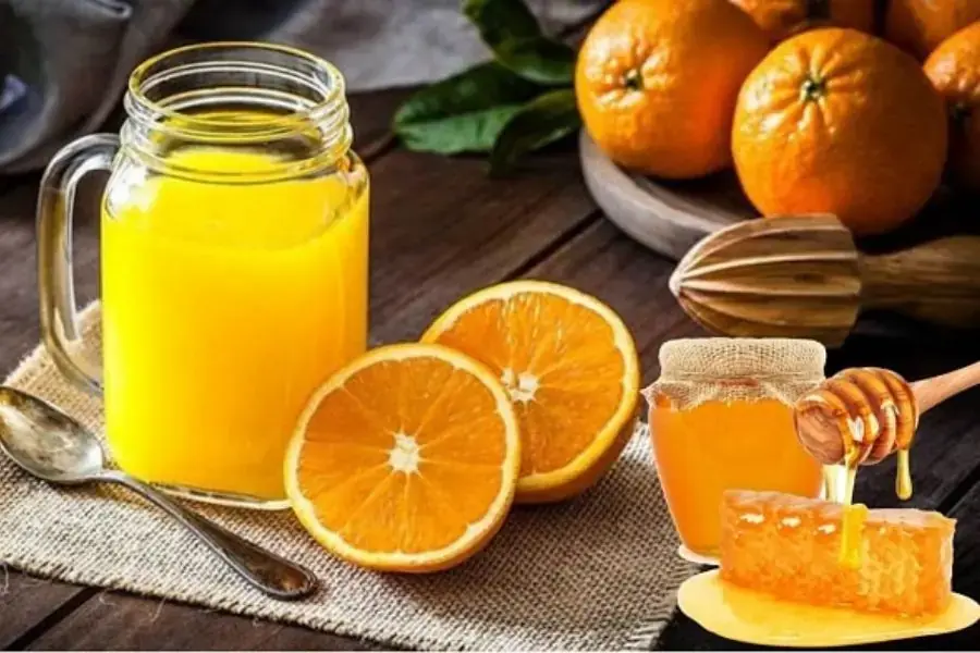Nước ép cam mật ong thanh mát