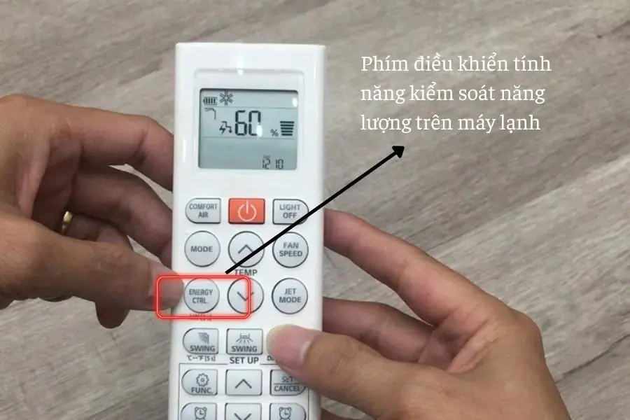 Cách sử dụng tính năng kiểm soát năng lượng trên máy lạnh