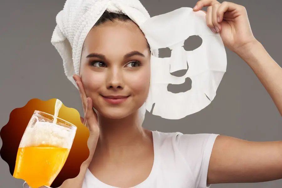 Sử dụng bia để làm mặt nạ chăm sóc da.