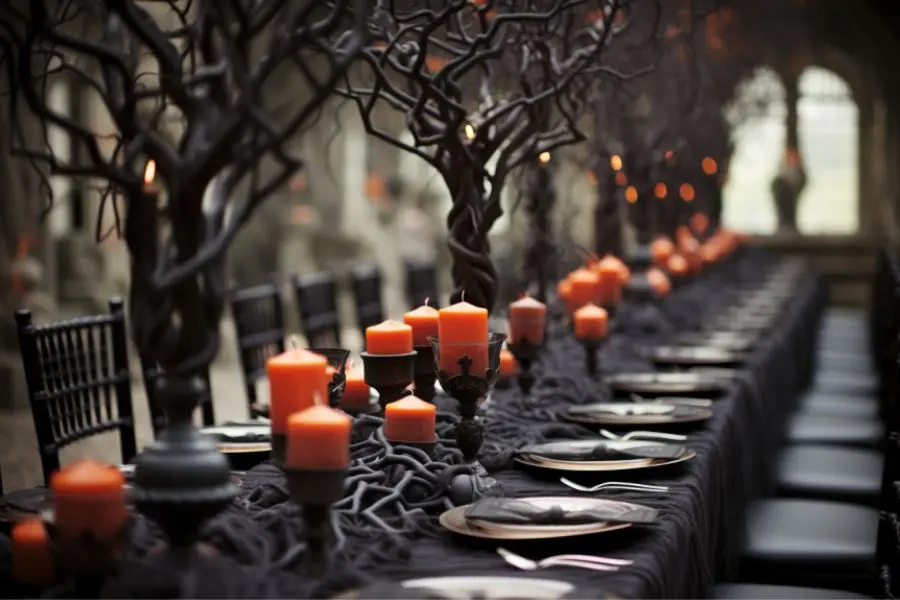 Ý tưởng trang trí mẫu bàn tiệc Halloween đẹp số 25.