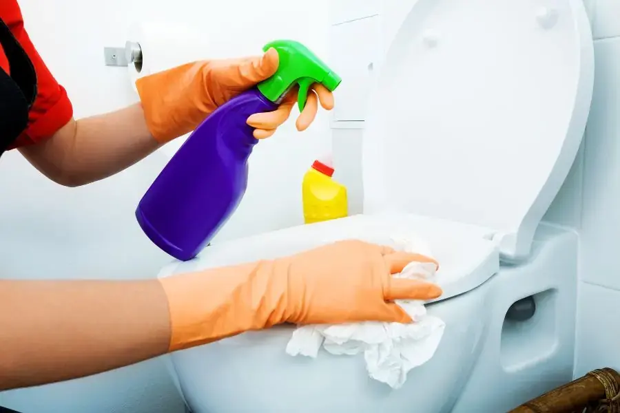 Nên tạo thói quen vệ sinh bồn cầu hàng ngày 