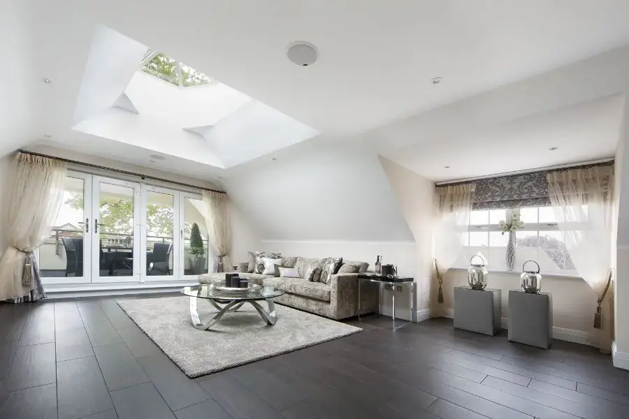 Không gian sống của căn hộ penthouse ưu việt với nhiều tiện nghi chất lượng